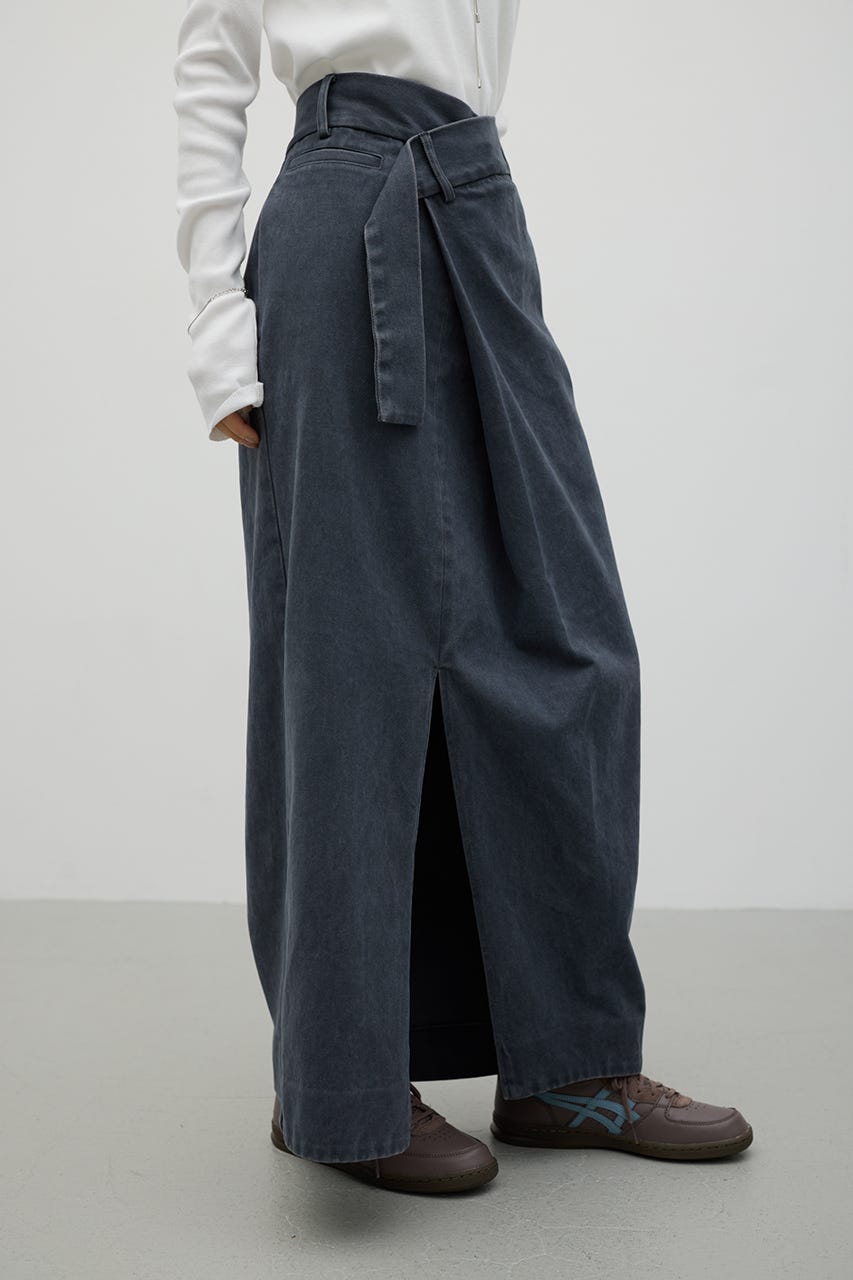 フロントラップスカート GRY S