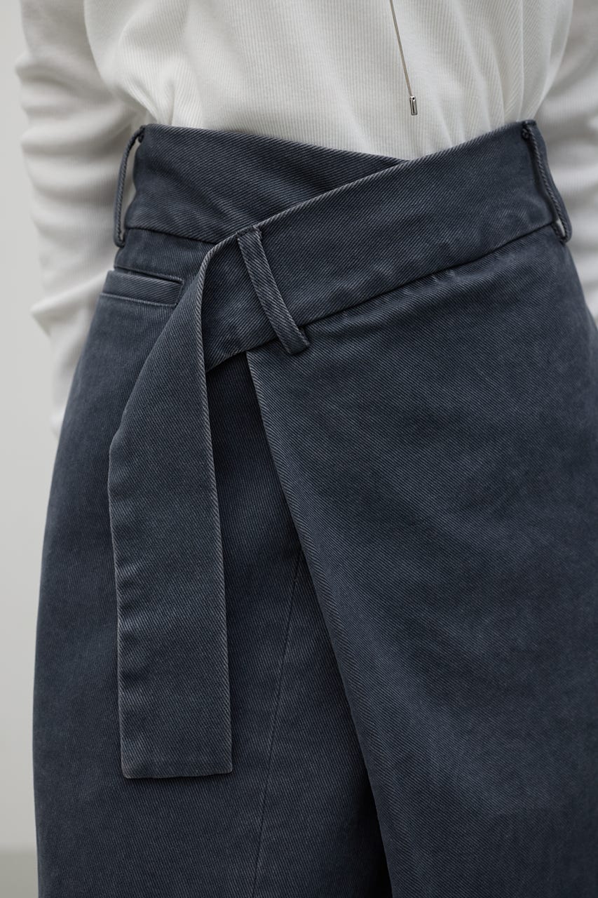 フロントラップスカート GRY S