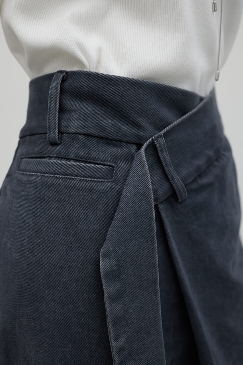 フロントラップスカート GRY S