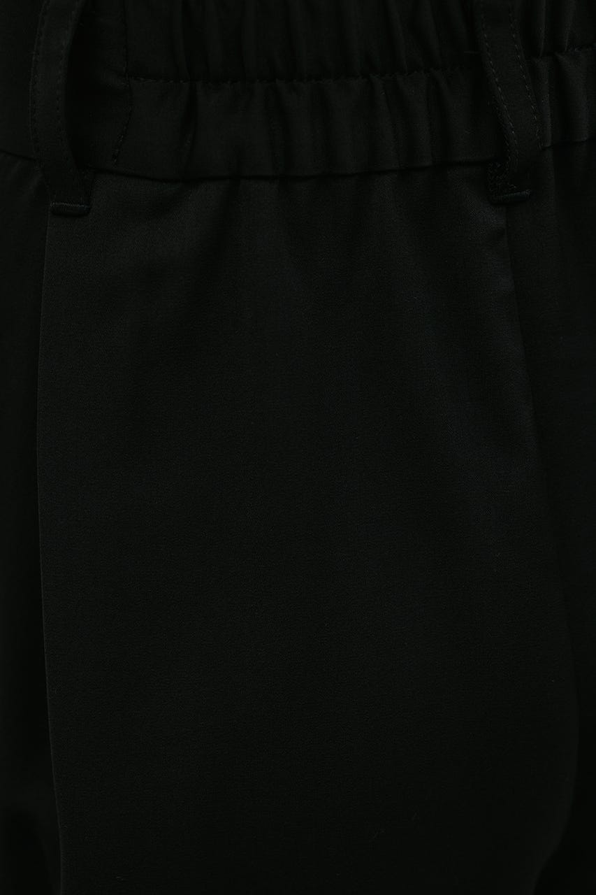サテンカーゴパンツ BLK M