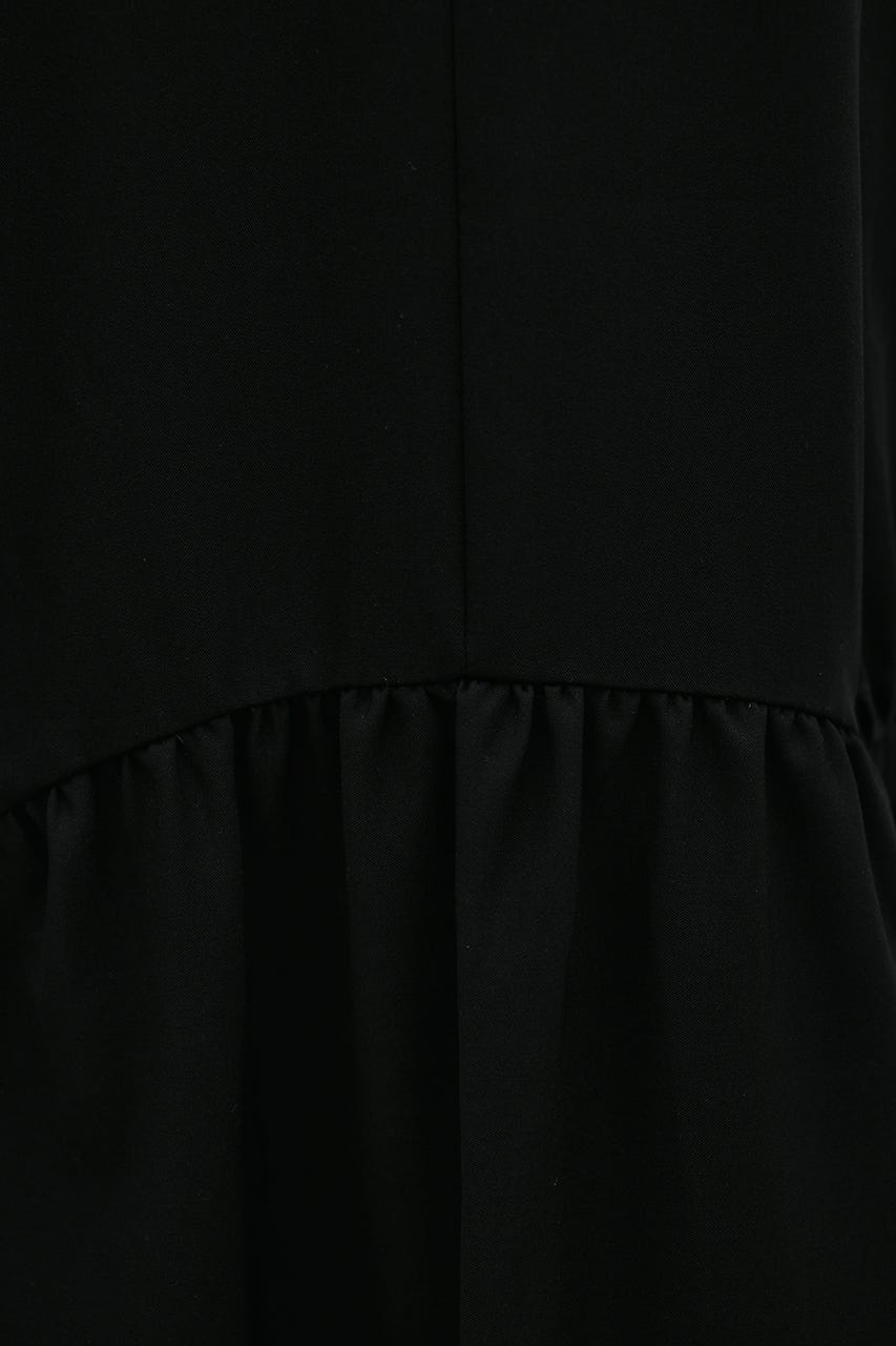 ギャザータックキャミワンピース BLK M