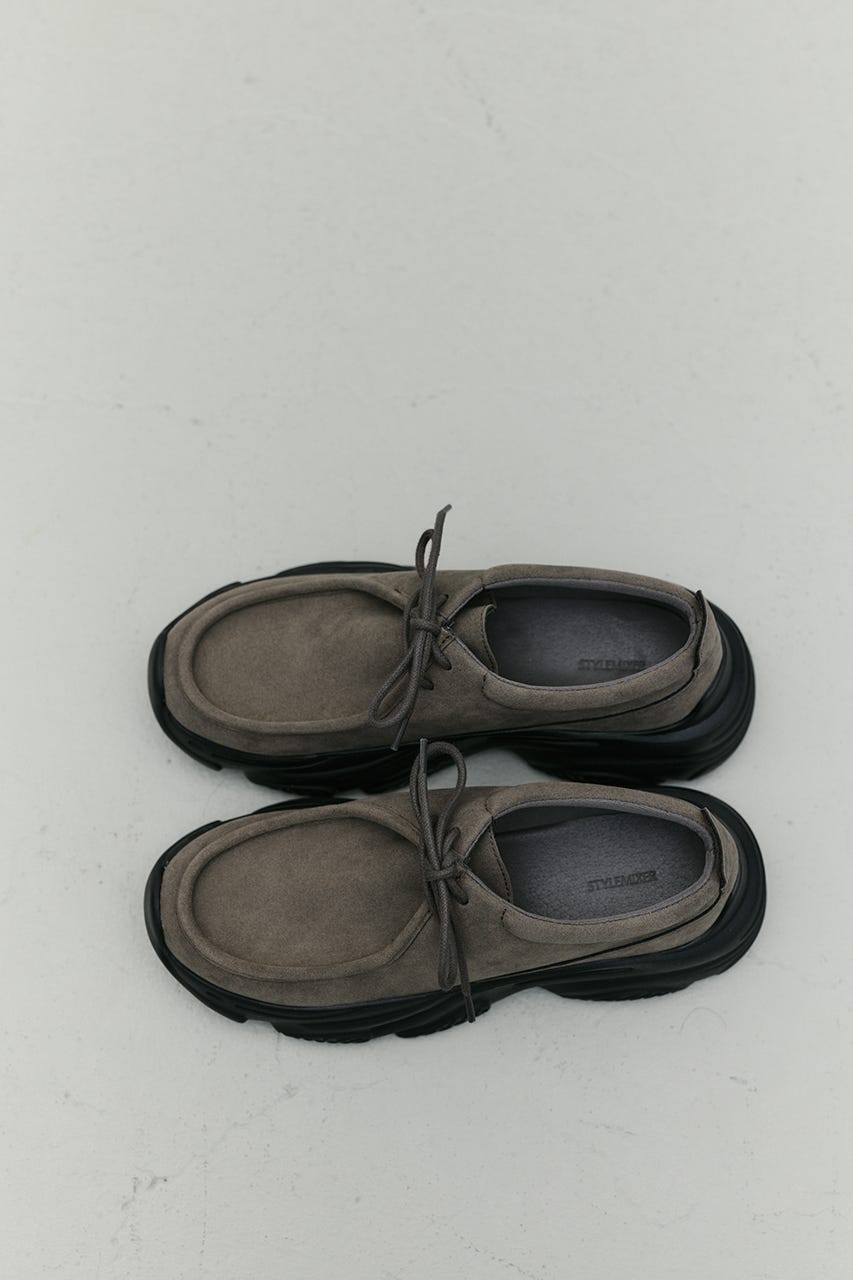 プラットフォームモカシンローファー GRY M