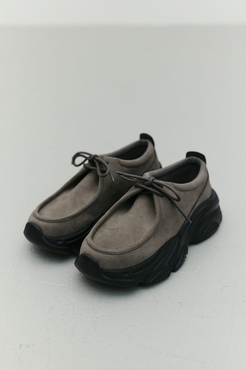 プラットフォームモカシンローファー GRY M