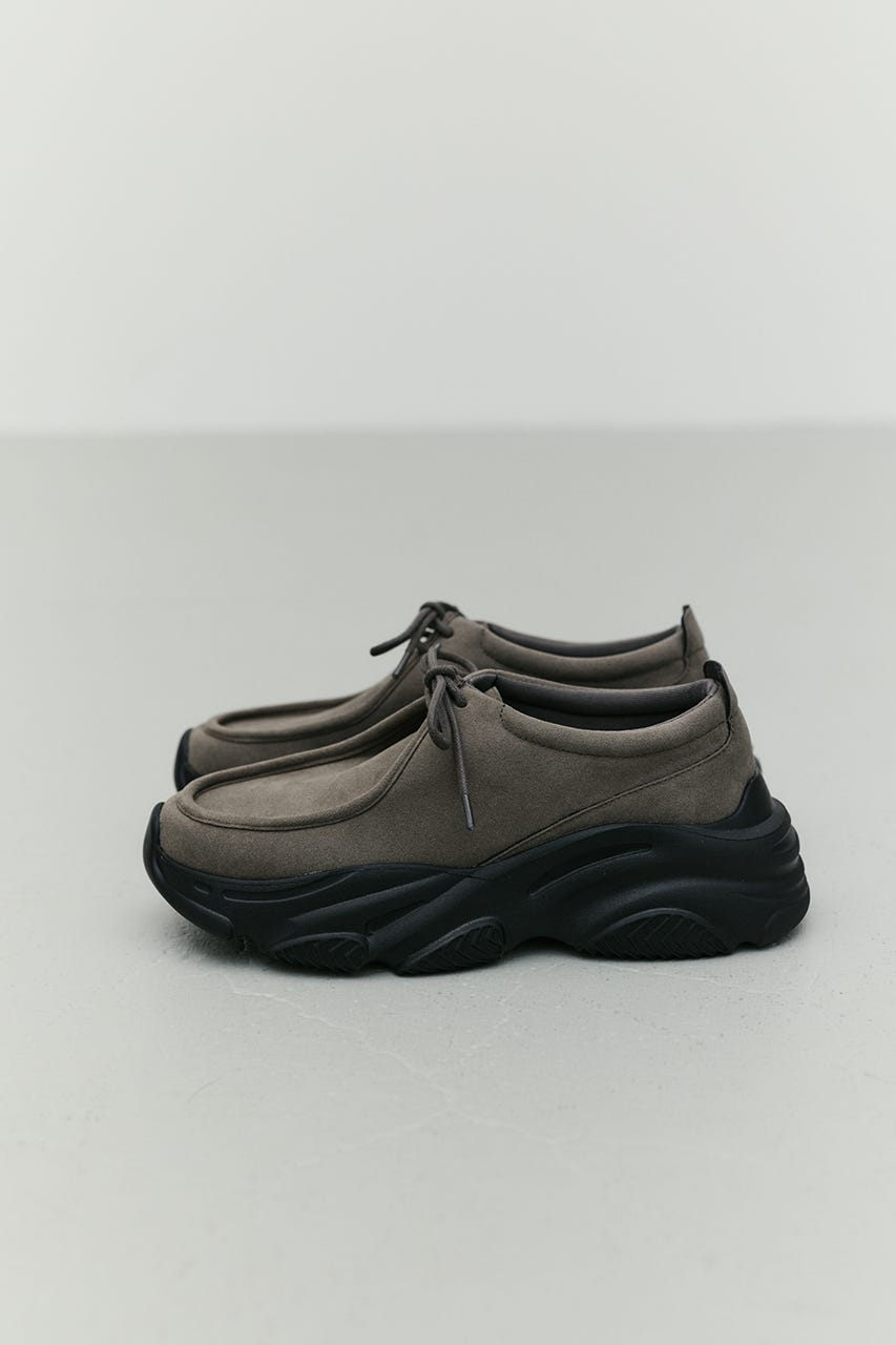 プラットフォームモカシンローファー GRY M