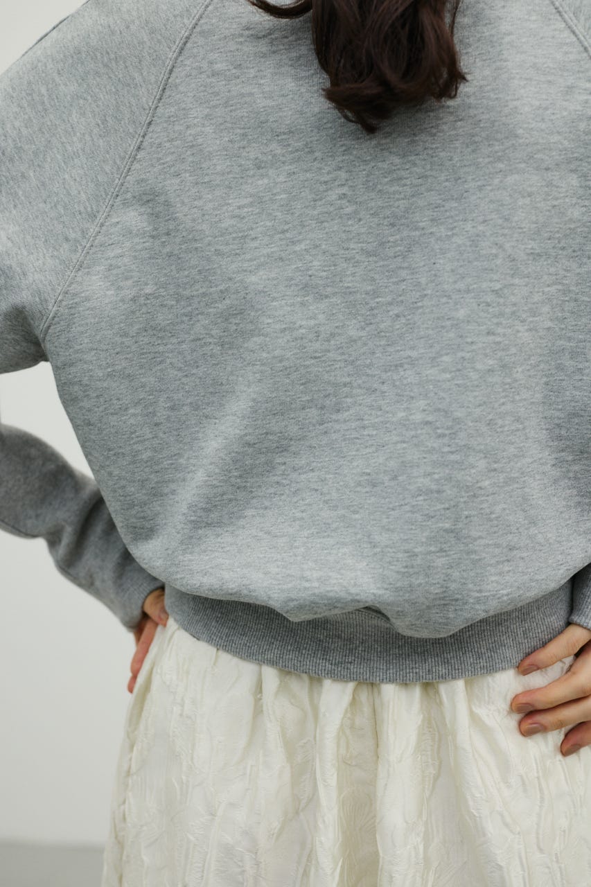 コンパクトスウェットトップ T.GRY FREE