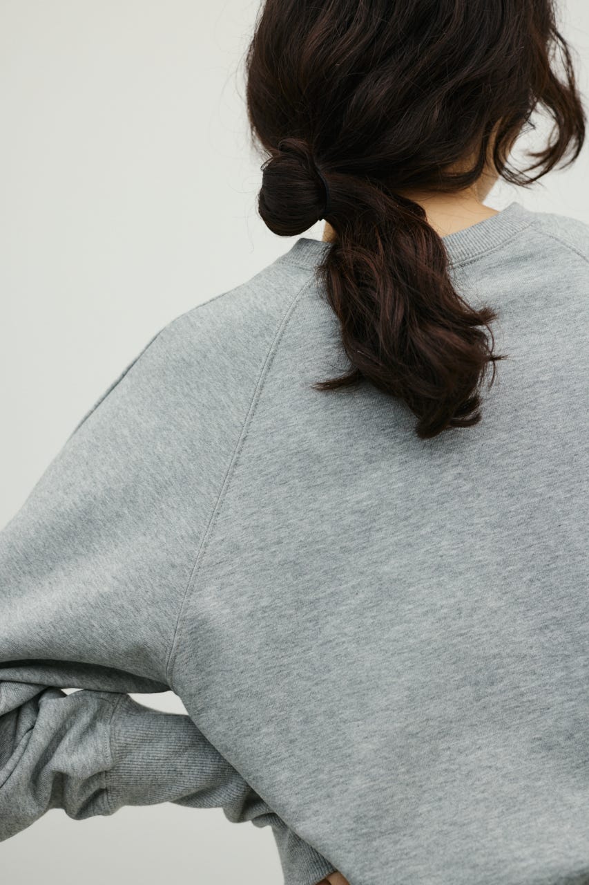 コンパクトスウェットトップ T.GRY FREE