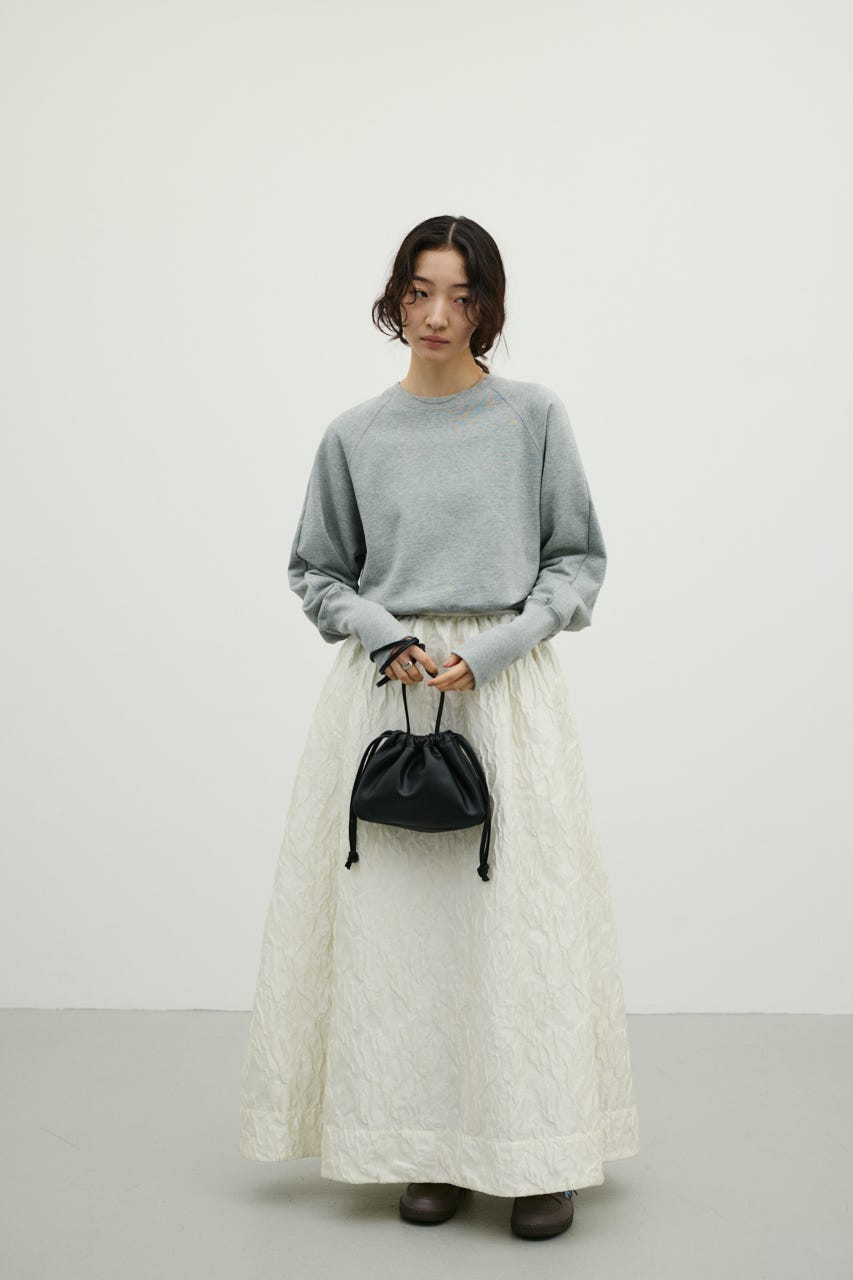 コンパクトスウェットトップ T.GRY FREE