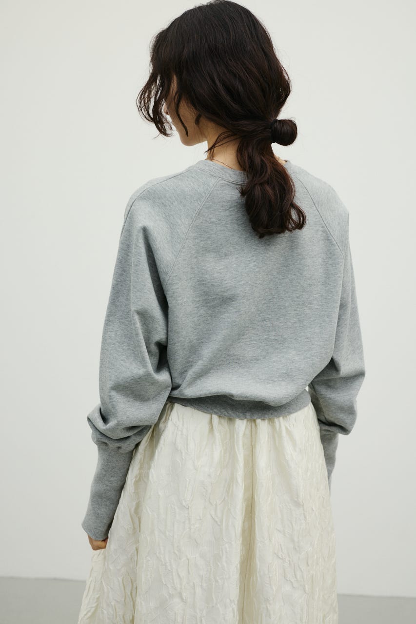 コンパクトスウェットトップ T.GRY FREE