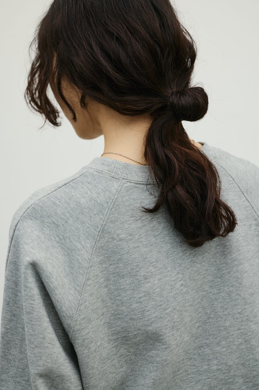 コンパクトスウェットトップ T.GRY FREE