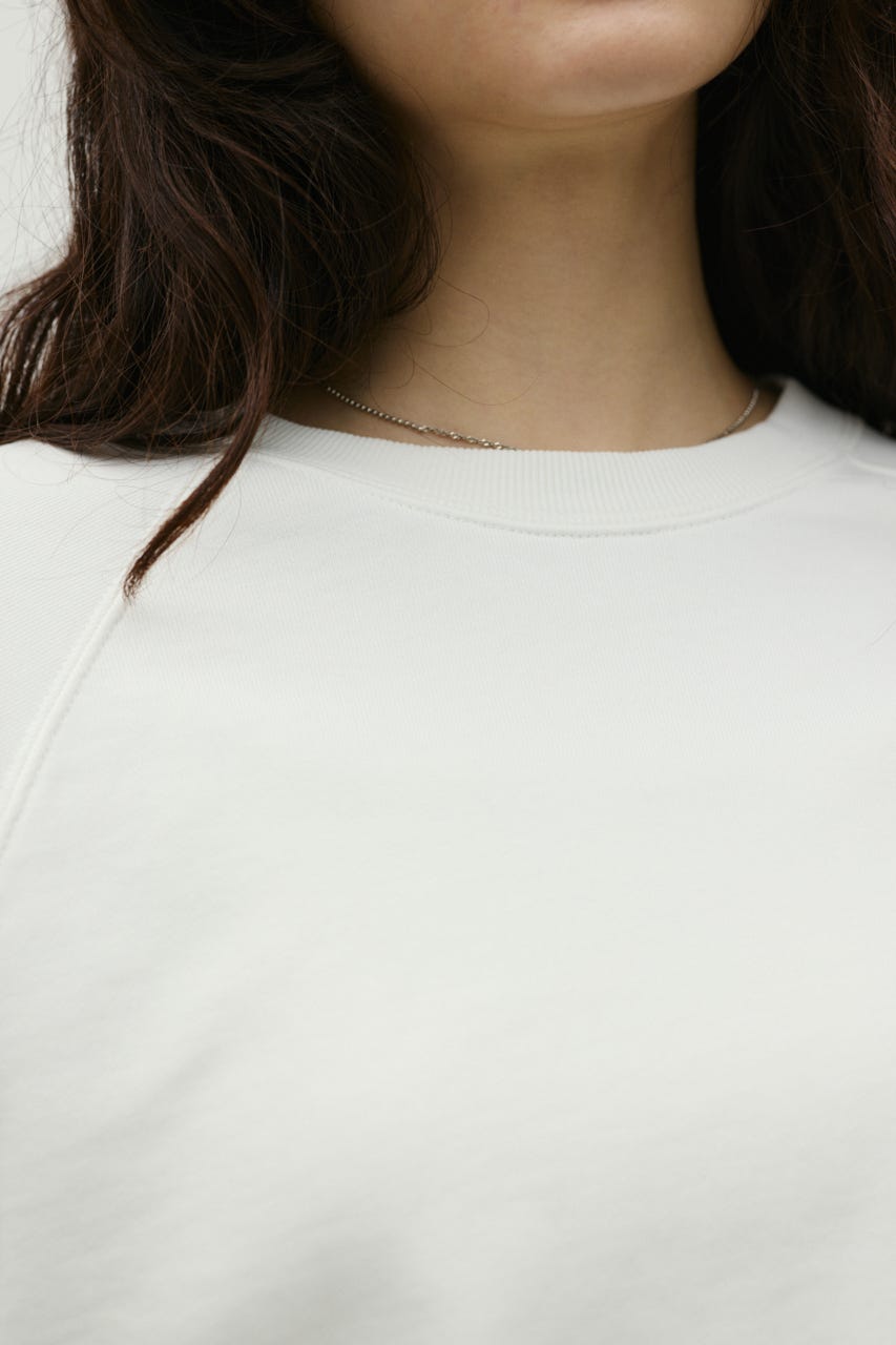 コンパクトスウェットトップ WHT FREE