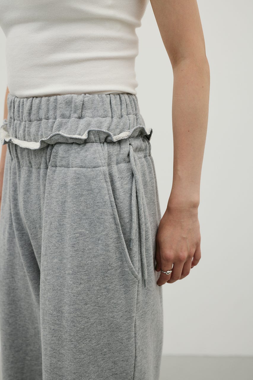 ダブルウエストスウェットパンツ T.GRY M