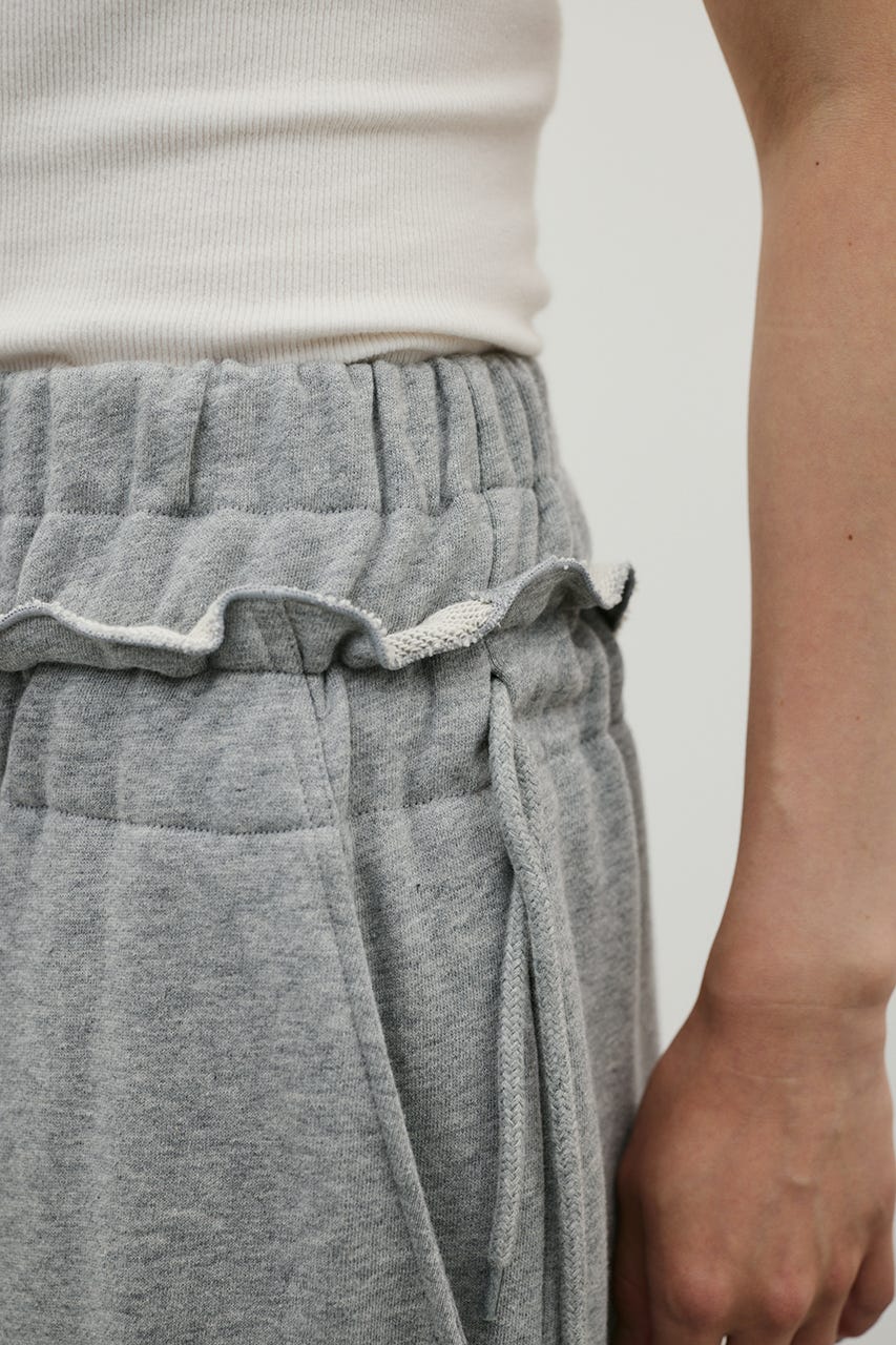 ダブルウエストスウェットパンツ T.GRY M