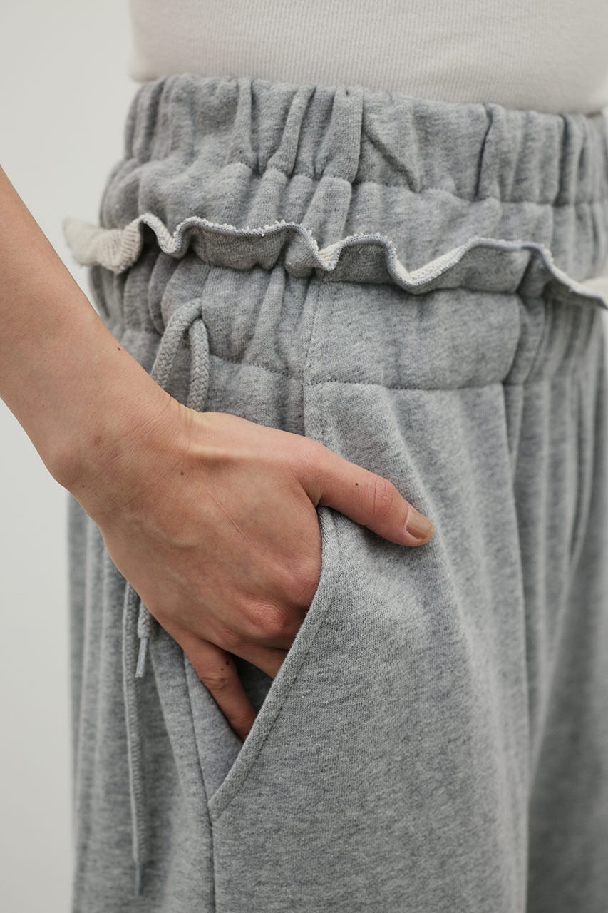 ダブルウエストスウェットパンツ T.GRY M