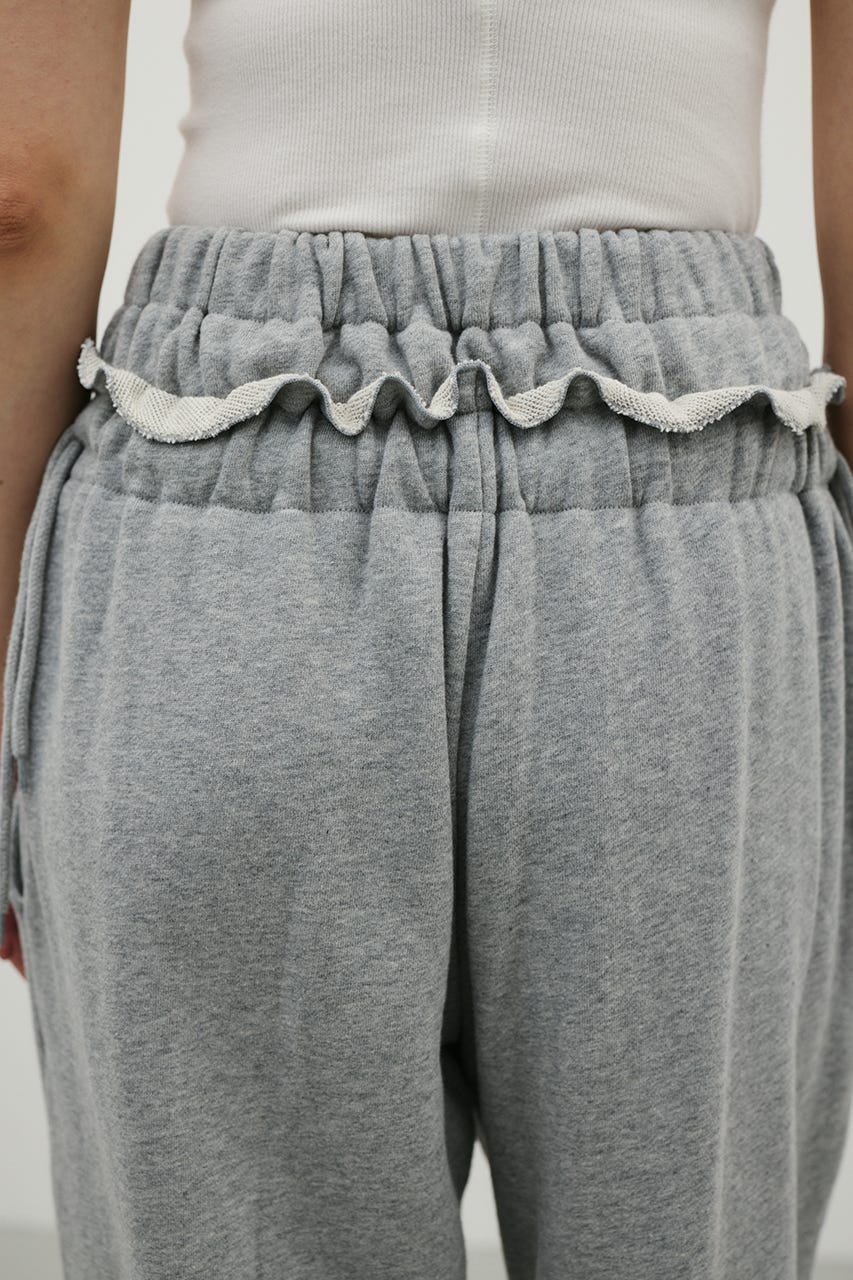 ダブルウエストスウェットパンツ T.GRY M