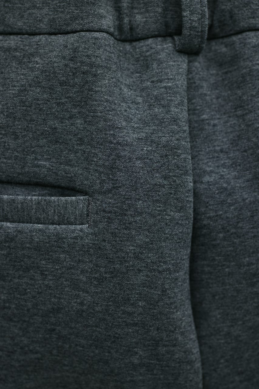 ダンボールワイドタックパンツ GRY S
