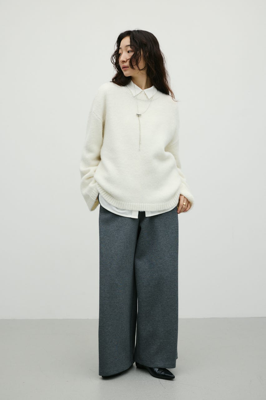 ダンボールワイドタックパンツ GRY S