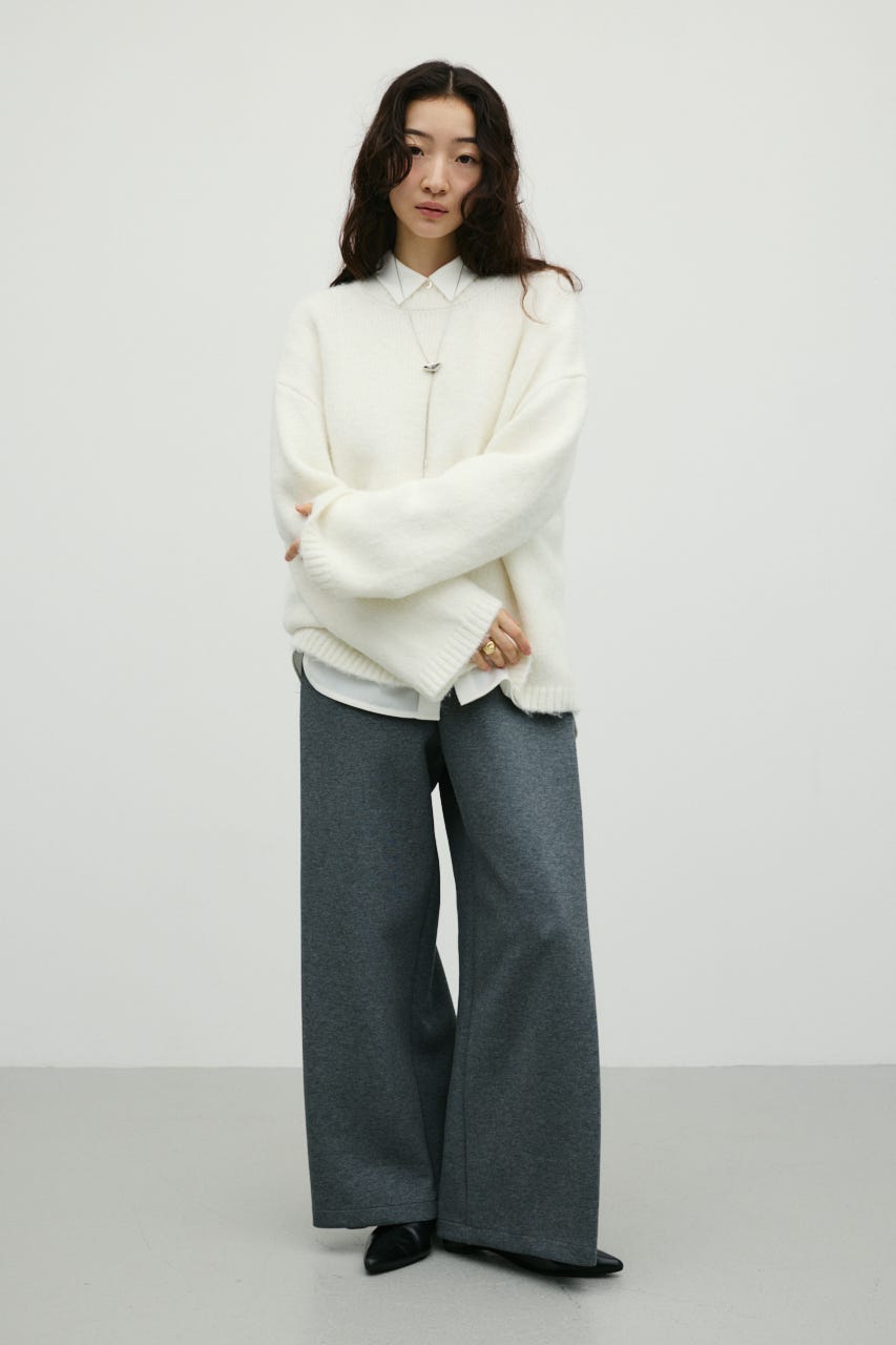 ダンボールワイドタックパンツ GRY S