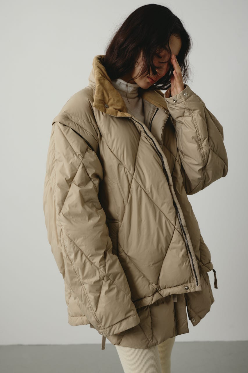 【別注】TAIONデタッチャブルダウン BEG FREE