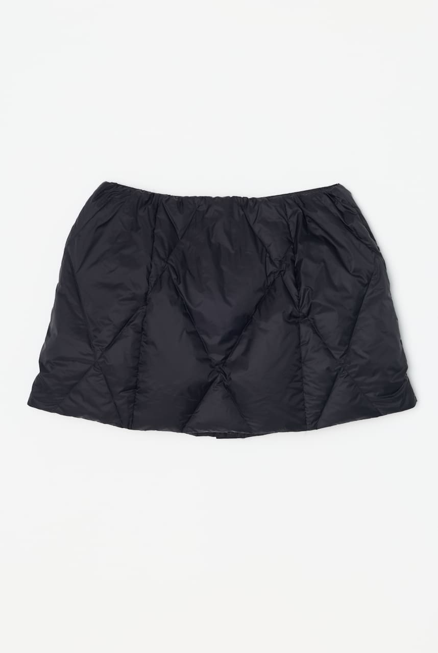 【別注】TAIONダウンミニスカート BLK S