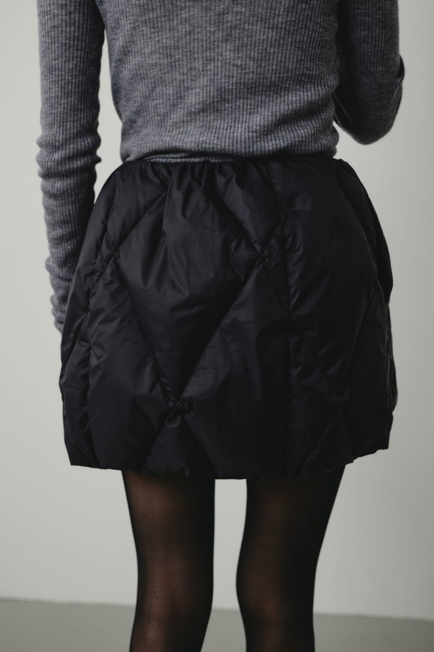 【別注】TAIONダウンミニスカート BLK S