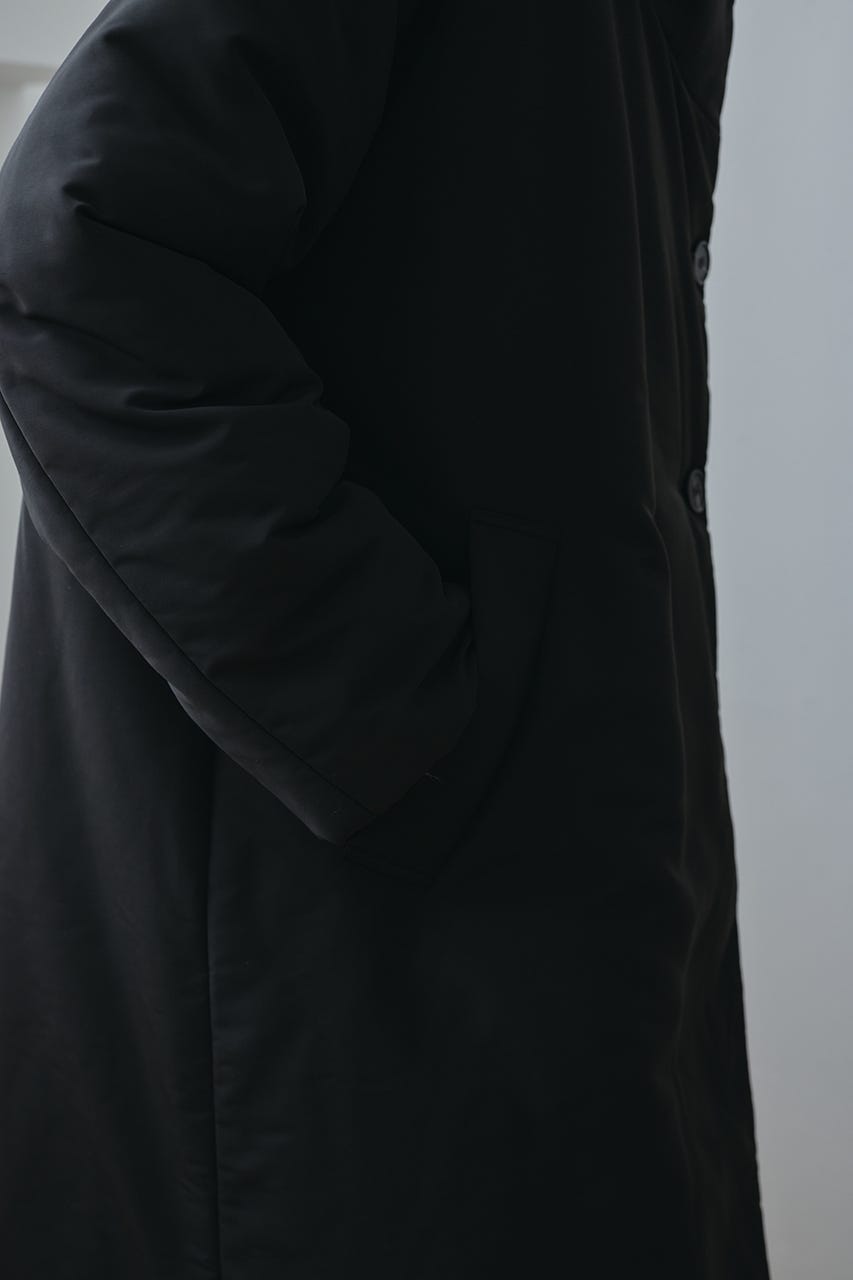 パッファーロングコート BLK FREE