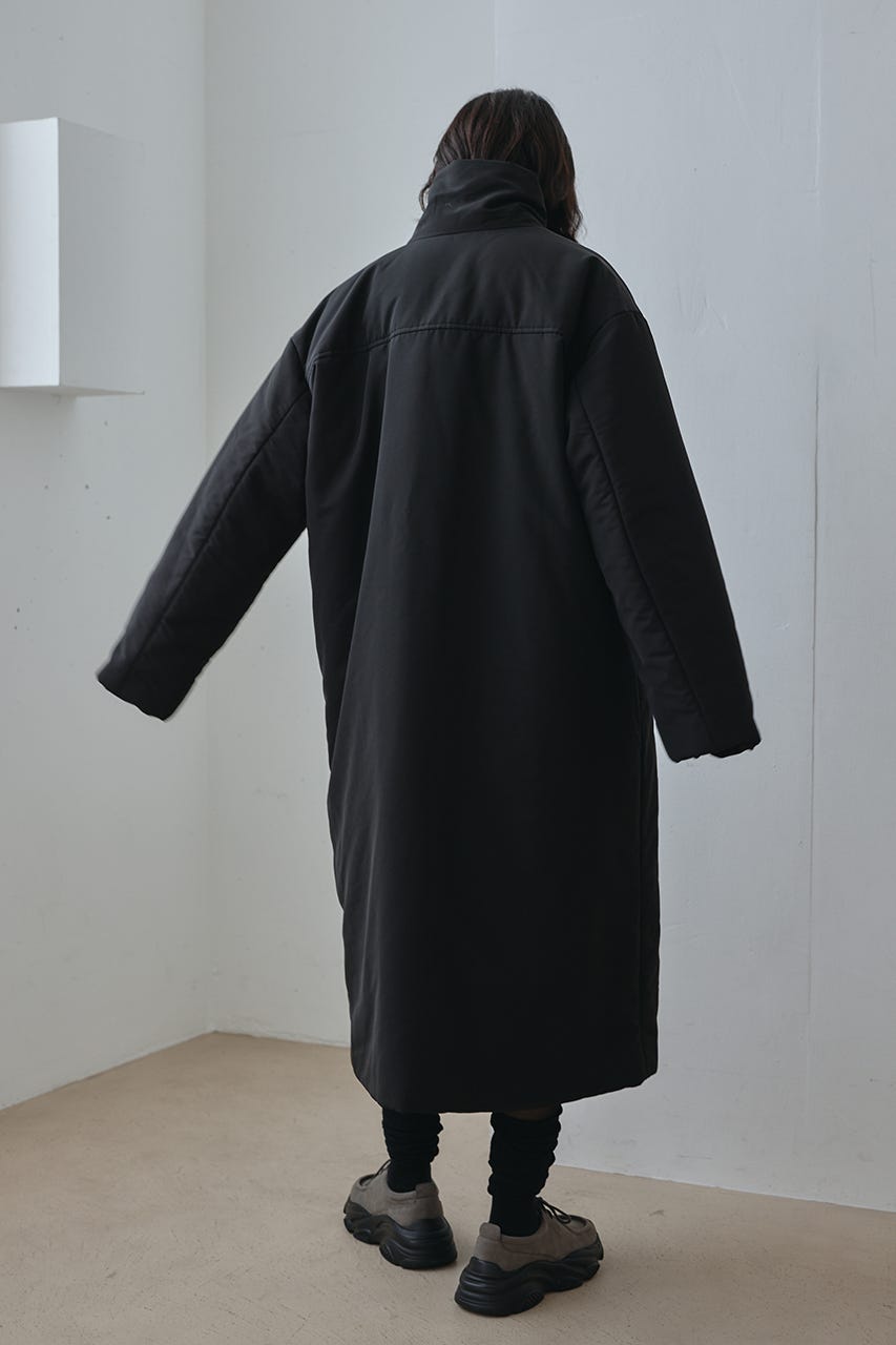 パッファーロングコート BLK FREE