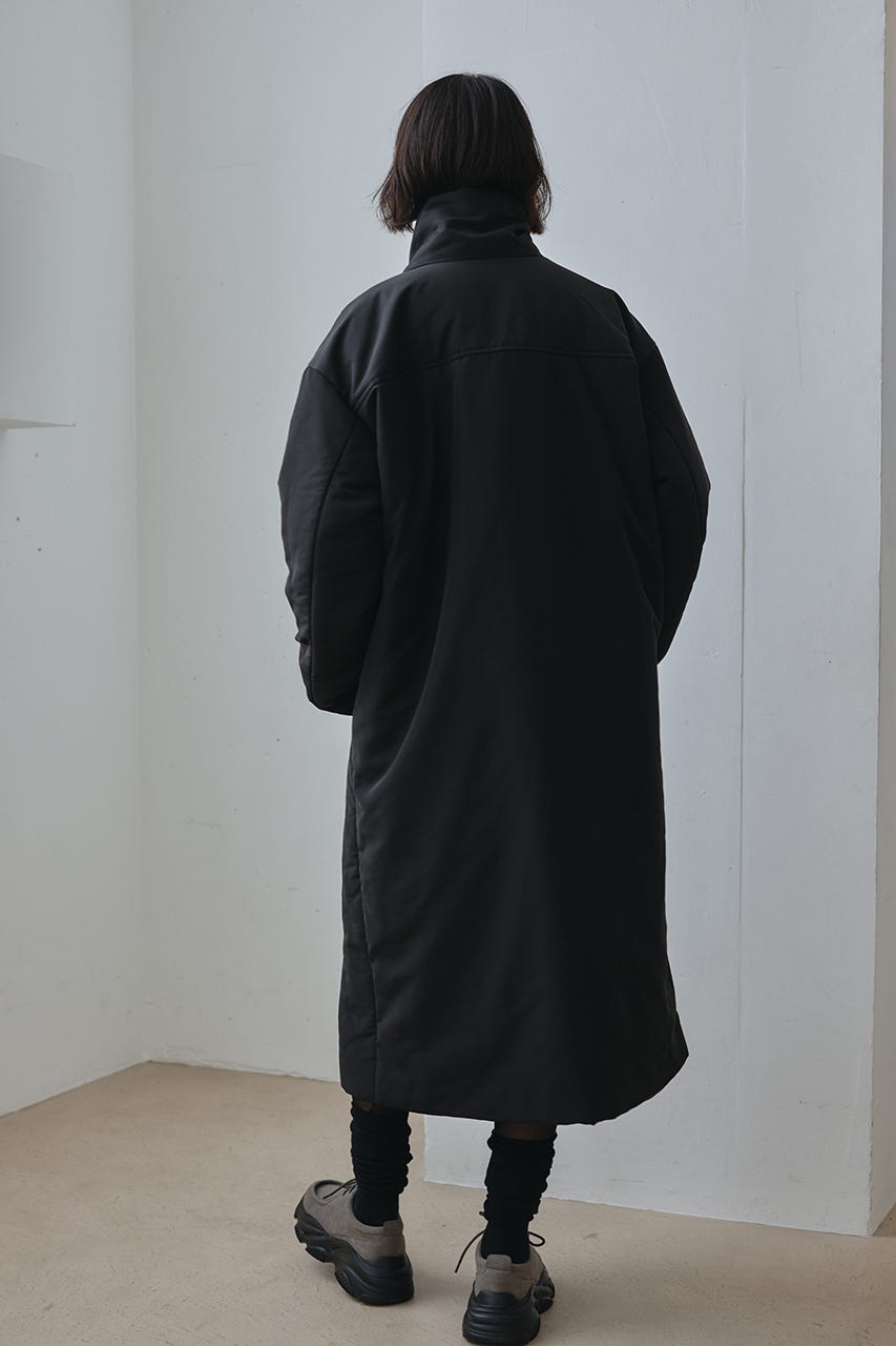 パッファーロングコート BLK FREE