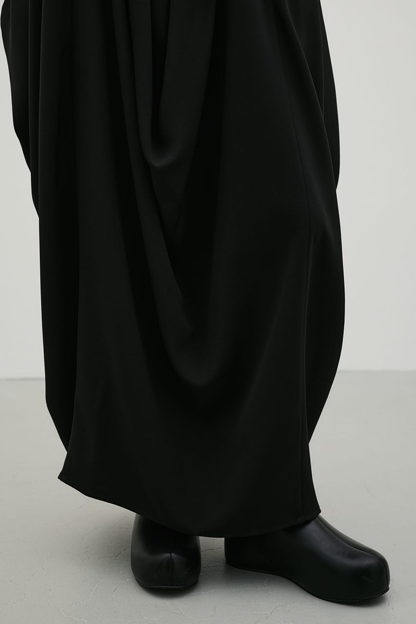ドレープタックスカート BLK M