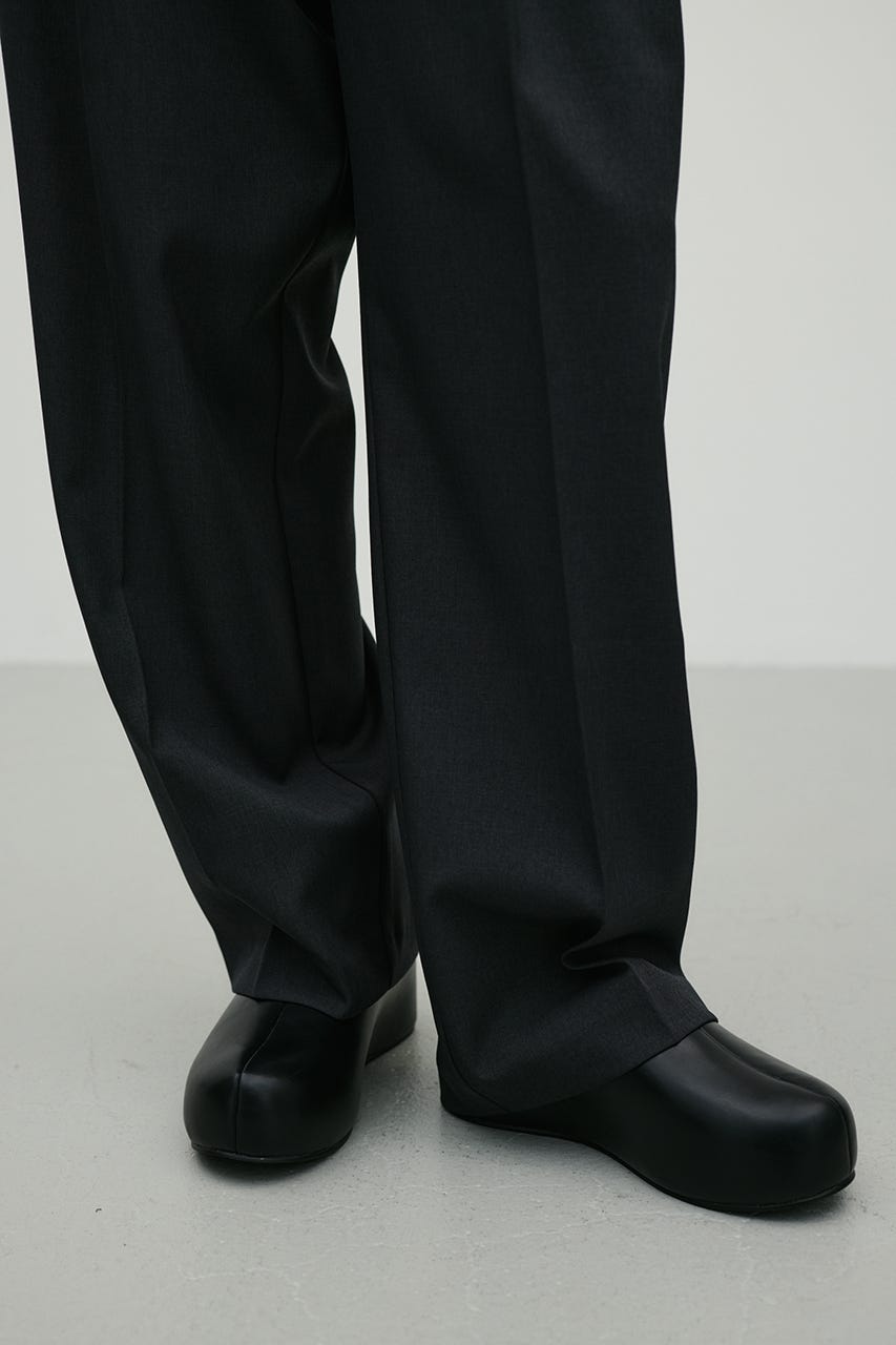 ベーシックツータックパンツ GRY M
