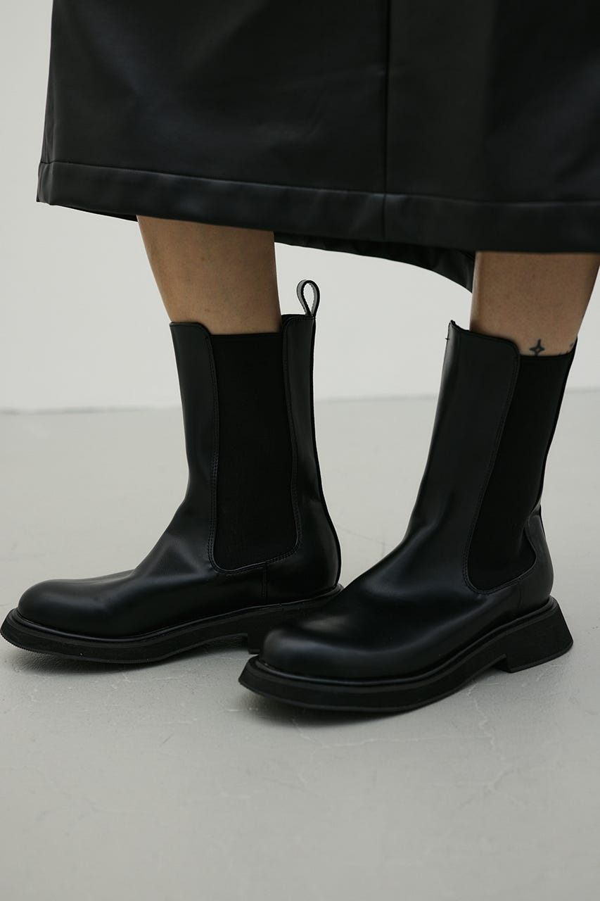 サイドゴアブーツ BLK M