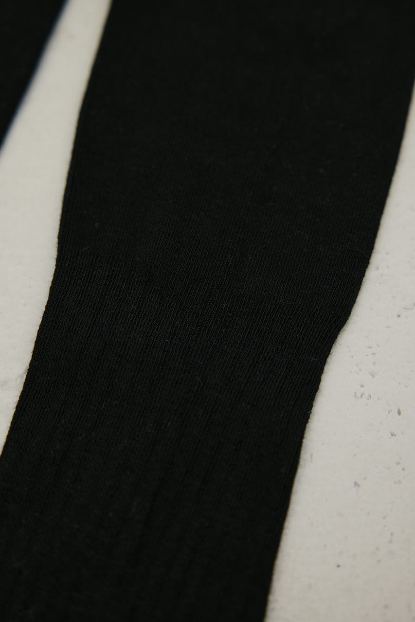 リブタイツ BLK FREE