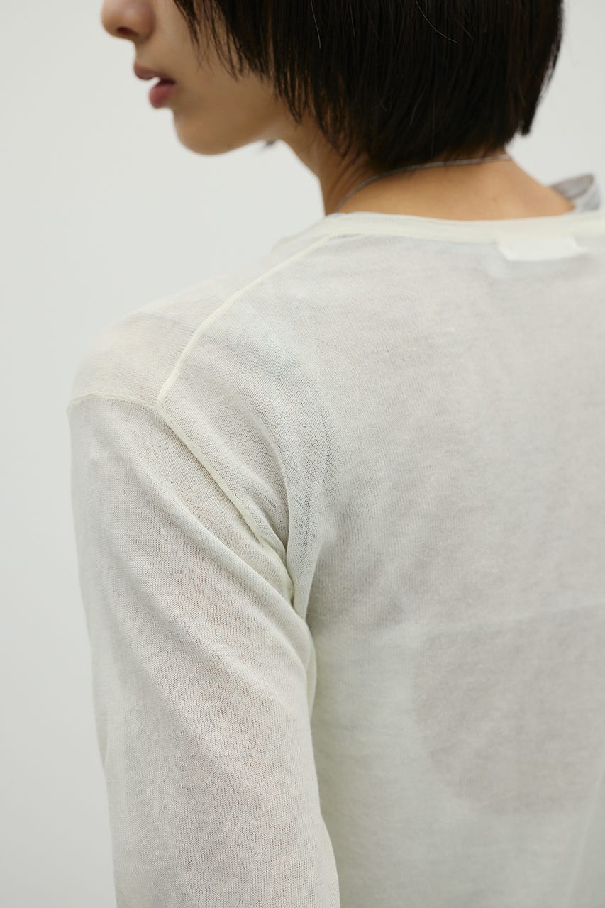 シアースキンニットトップ IVOY FREE