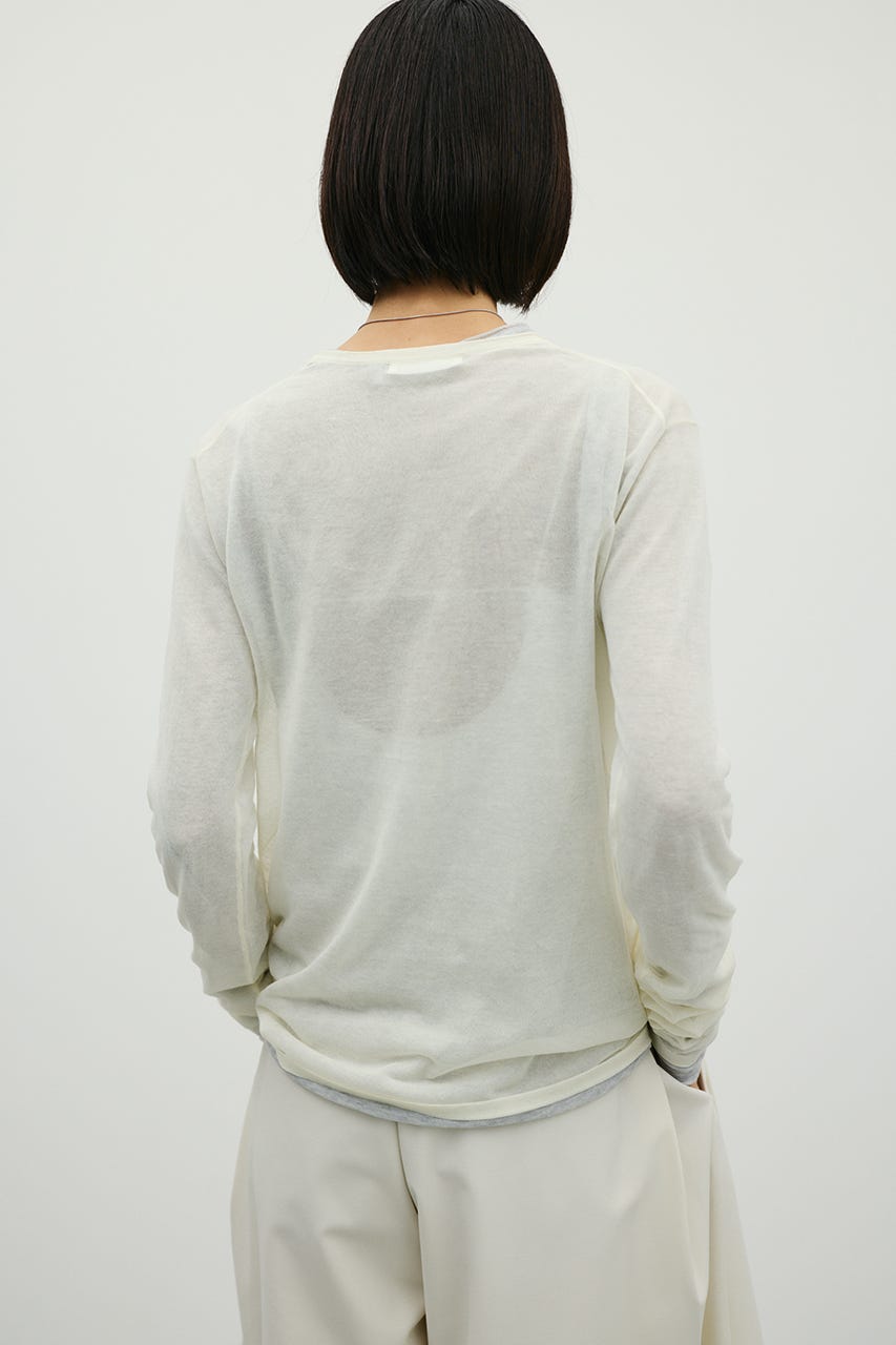 シアースキンニットトップ IVOY FREE