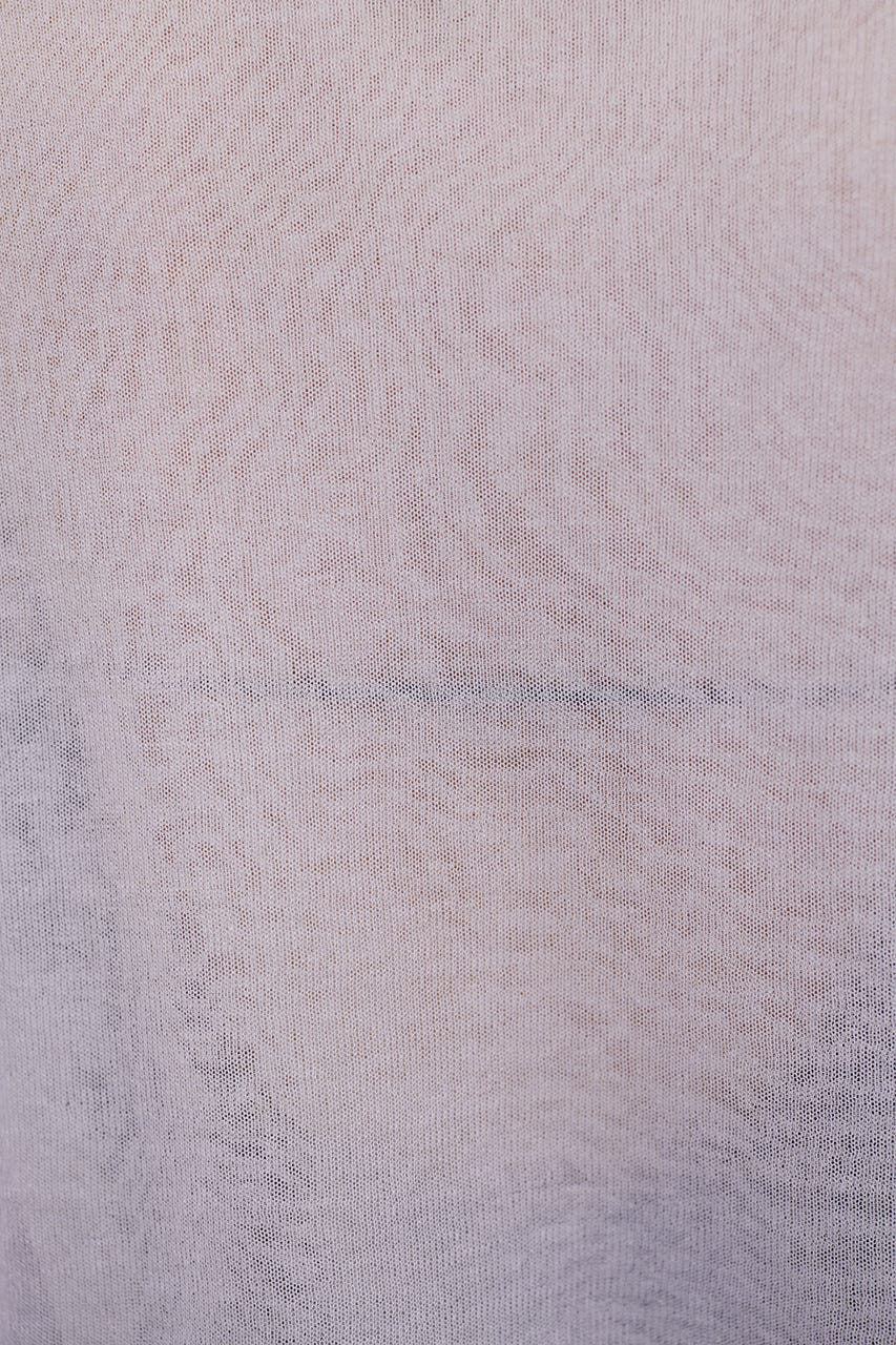 シアースキンニットトップ PUR FREE