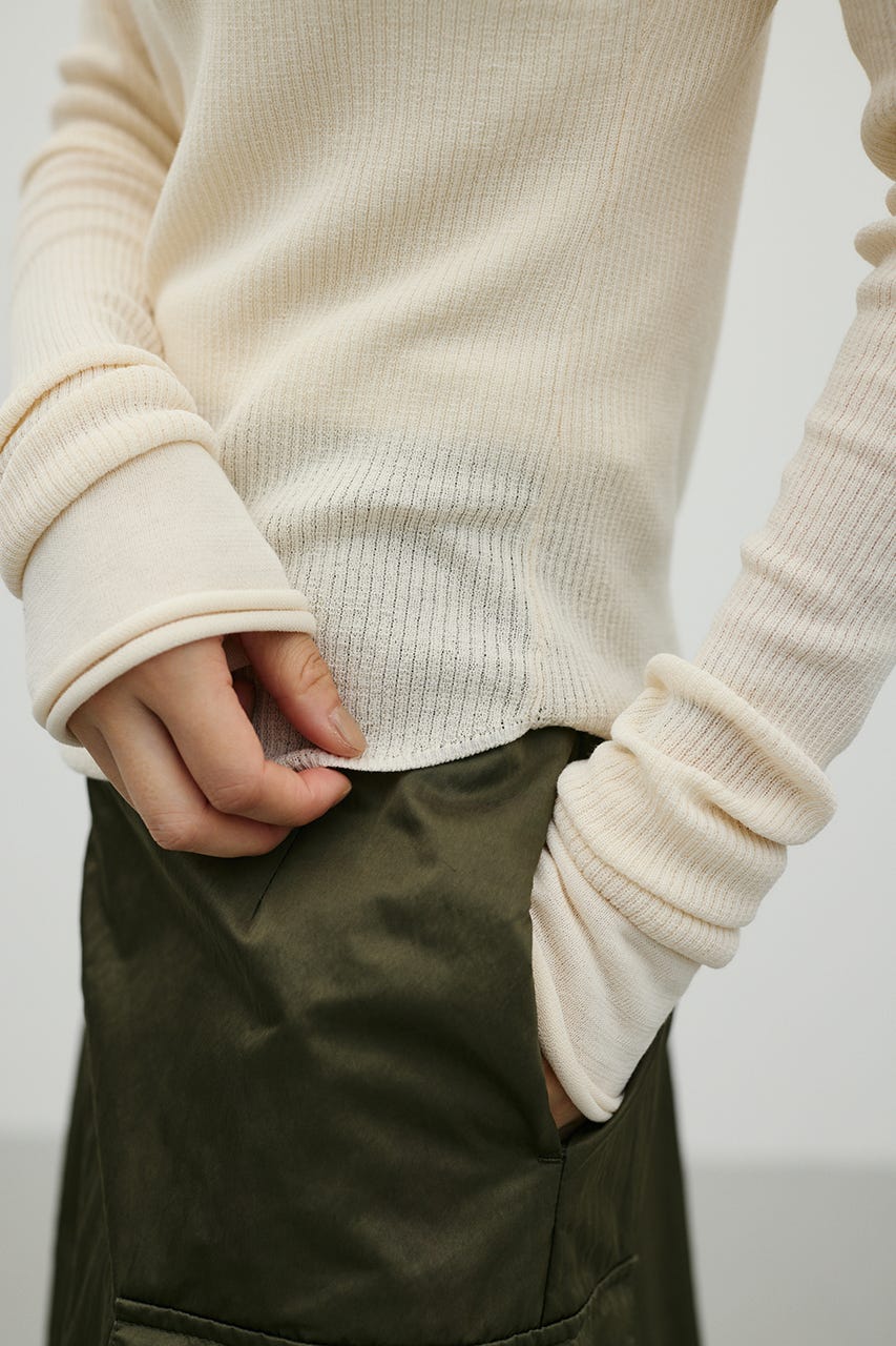 STYLEMIXER | ヘンリーネックシアーニット (ニット ) |SHEL'TTER WEBSTORE