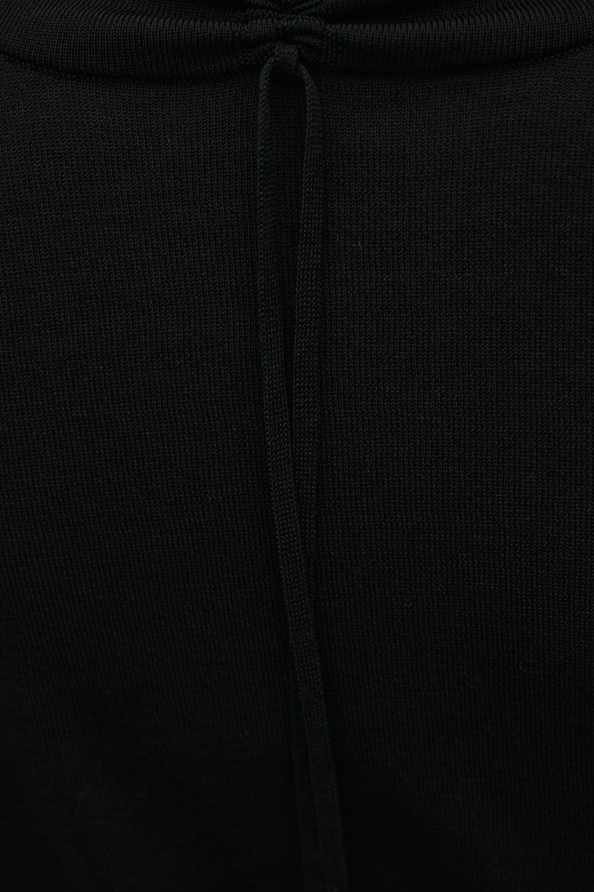 マシンウォッシャブルバックストリングニット BLK FREE