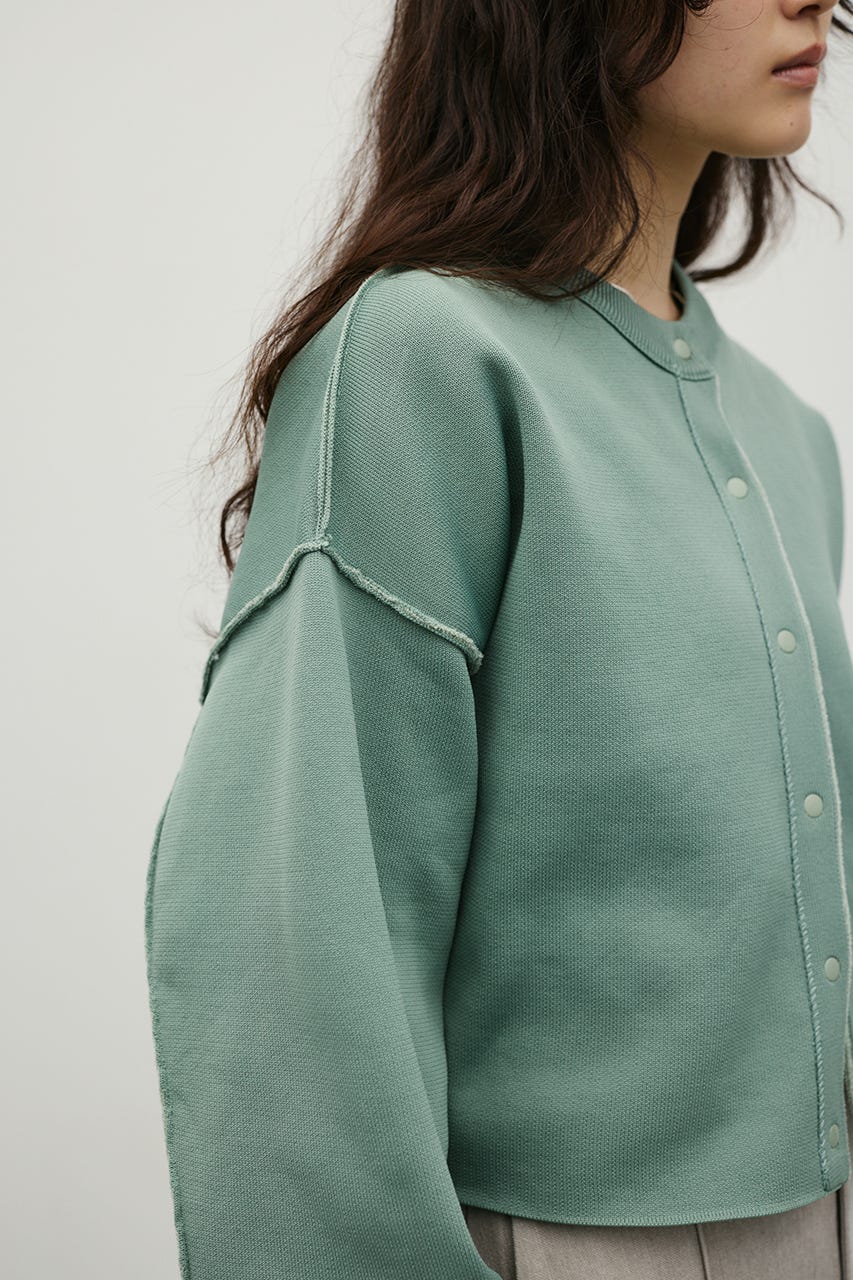リバーシブルベロアカーディガン MINT FREE