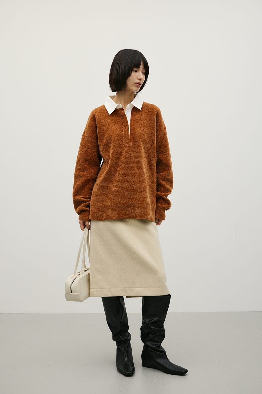 ラガーニットトップ CAM M