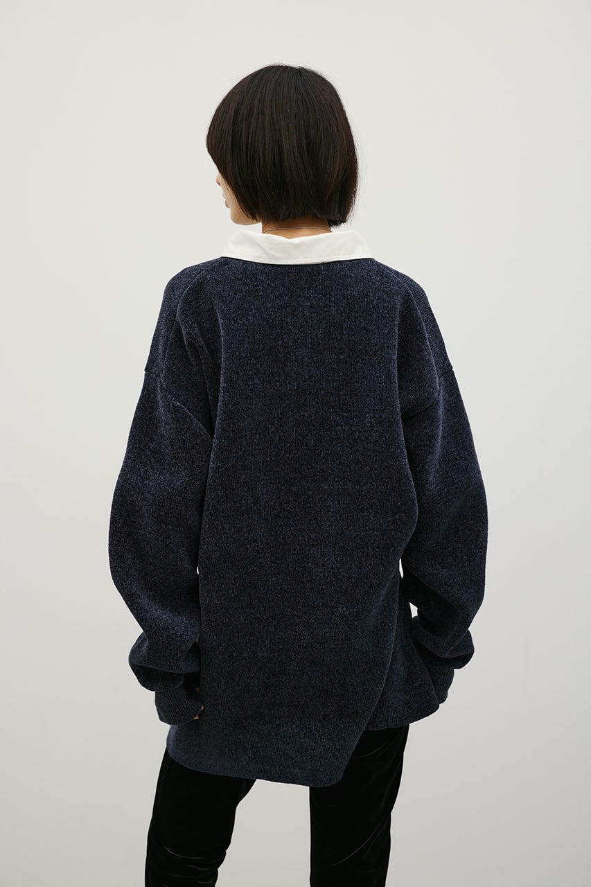 ラガーニットトップ NVY S