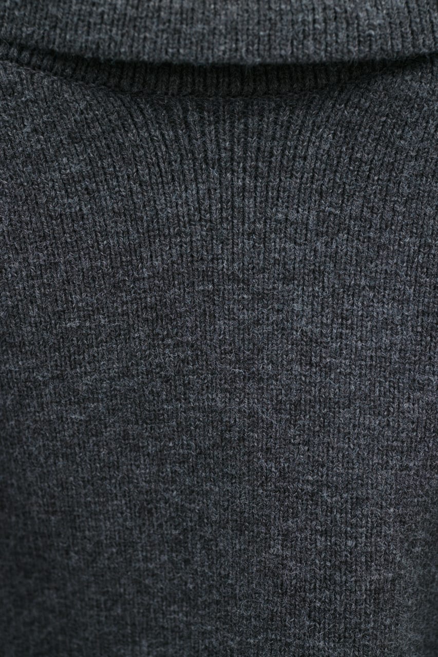 テーラーカラーニットトップ GRY FREE