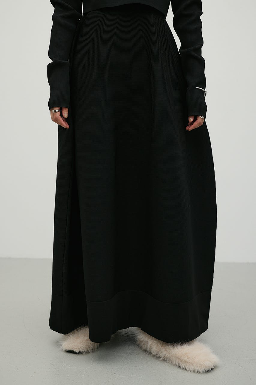 2ピースベストレイヤードワンピース BLK S