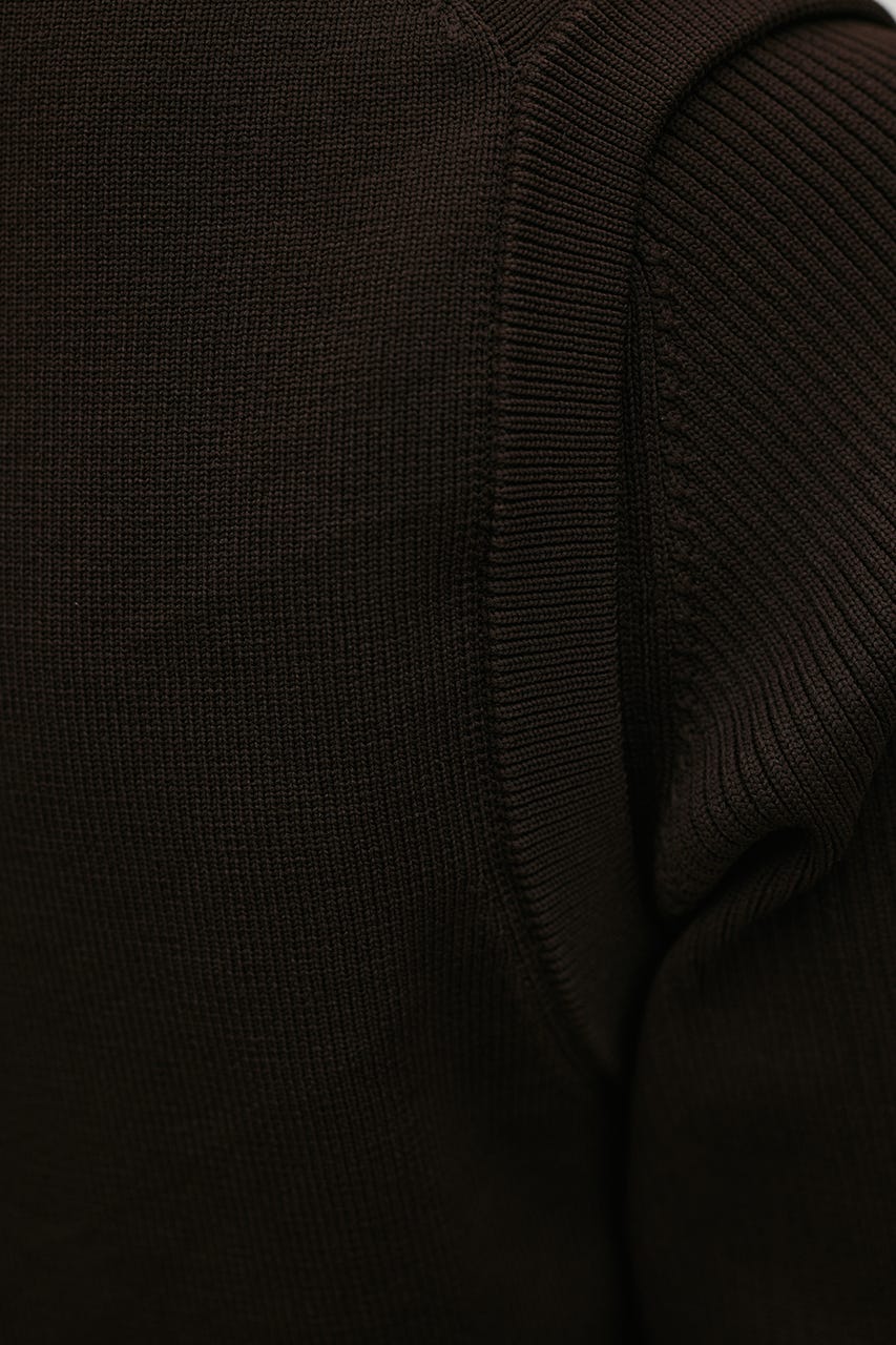 2ピースベストレイヤードワンピース BRN M