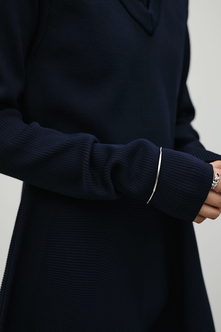 2ピースベストレイヤードワンピース NVY M