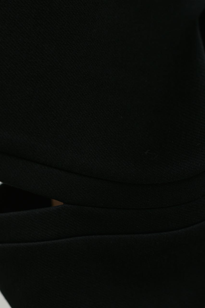 アームスリットスウェット BLK FREE