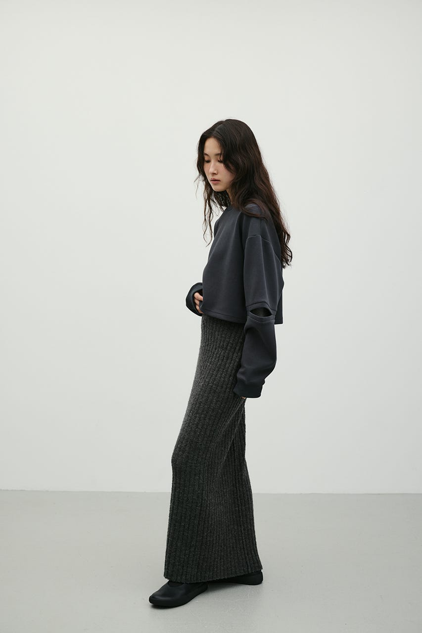 アームスリットスウェット C.GRY FREE
