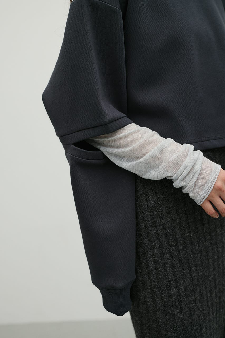 アームスリットスウェット C.GRY FREE