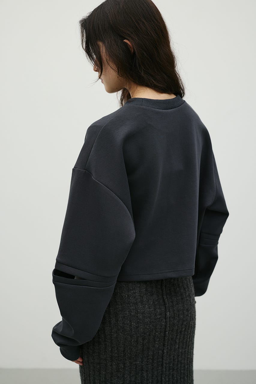 アームスリットスウェット C.GRY FREE