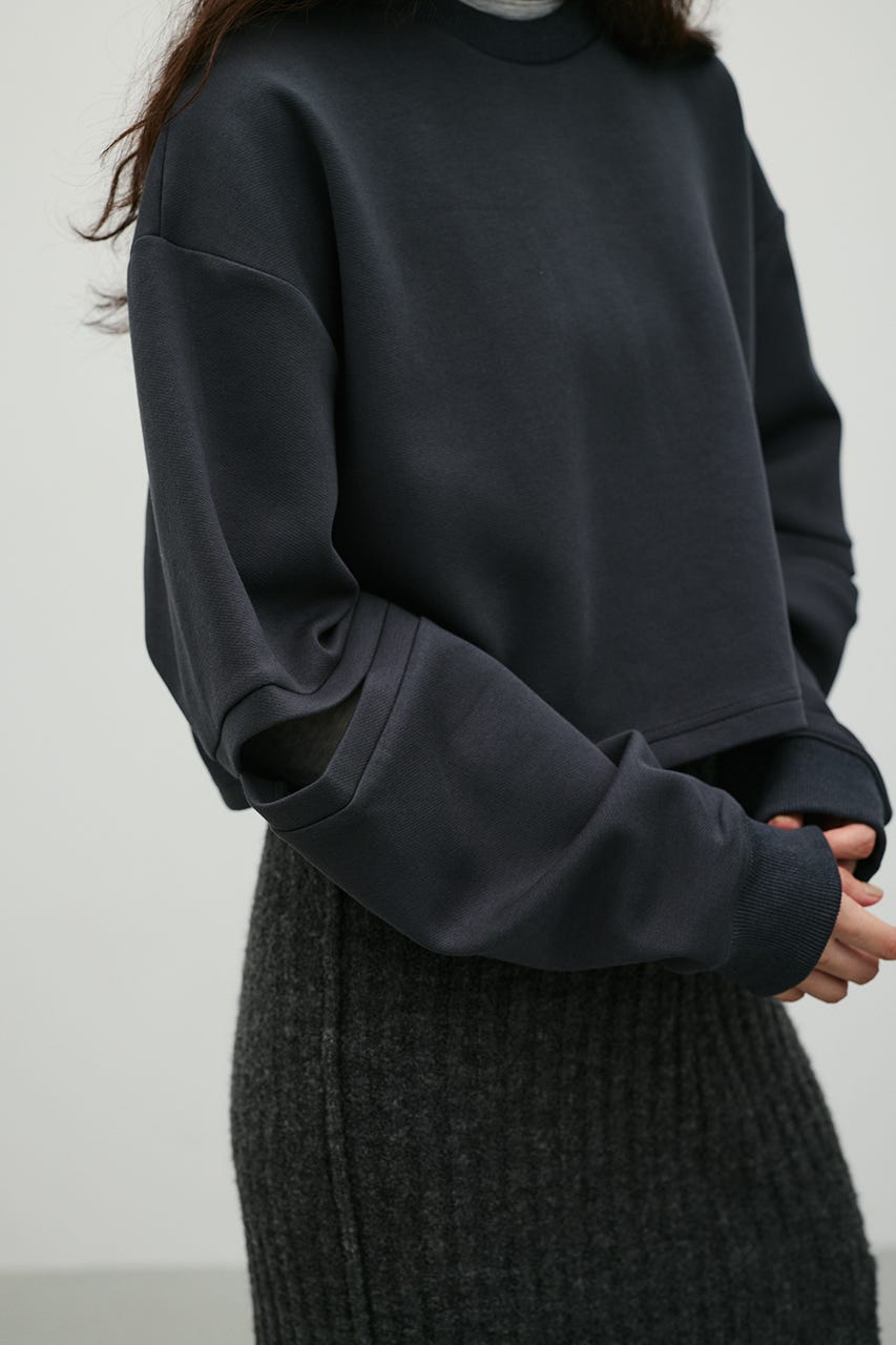 アームスリットスウェット C.GRY FREE