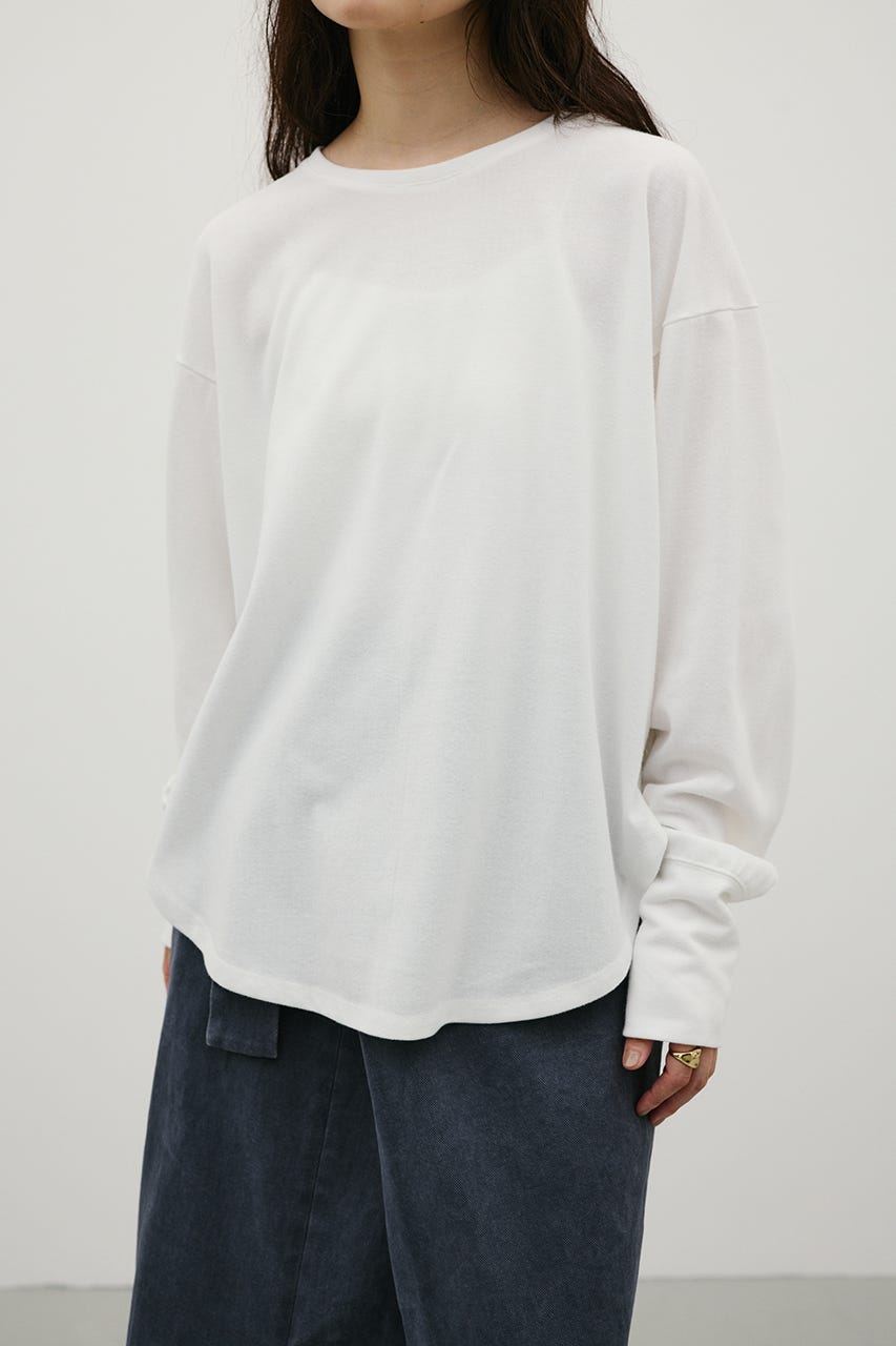 ルーズカットトップ WHT FREE