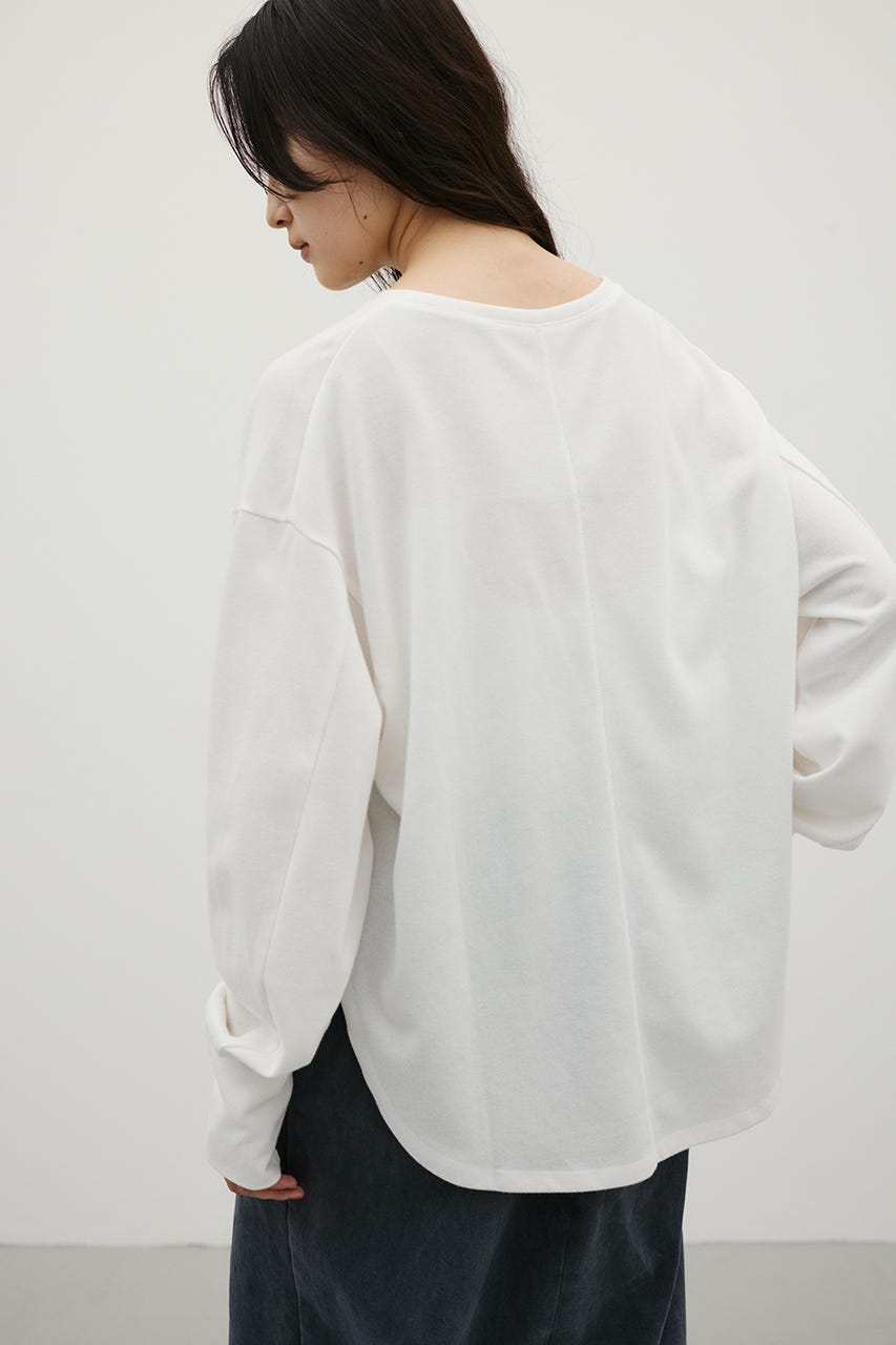 ルーズカットトップ WHT FREE